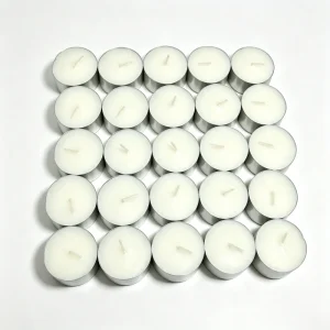 Compressed tealight candles